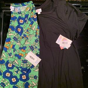 LuLaRoe dress and top